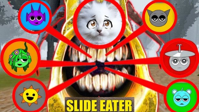 Горка Пожиратель SLIDE EFTER Напала на Всех SPRUNKI