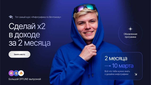 Программа обучения Инфографики по Вечтомову | 5 поток
