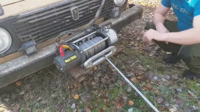 Съёмная лебедка на ниву