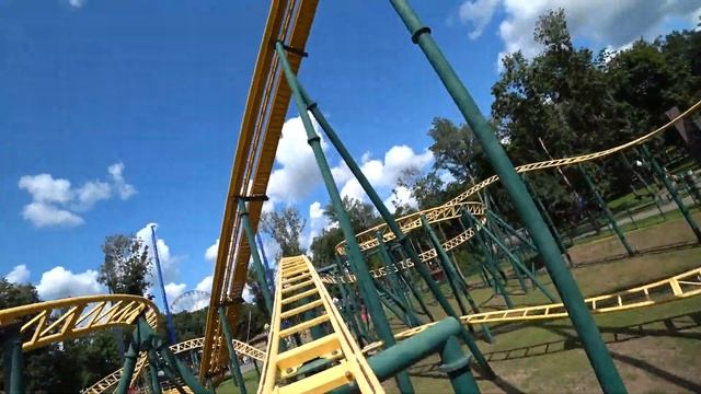 Американские горки Харьков Аттракцион от первого лица