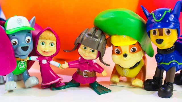 МАША И МЕДВЕДЬ И ЩЕНЯЧИЙ ПАТРУЛЬ ГОНКИ Мультики для детей
