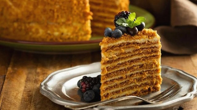 ВКУСНЕЙШИЙ ДОМАШНИЙ ТОРТ МЕДОВИК🍯