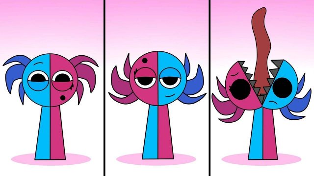 Sprunki с пирамидальной структурой Semi Hemi Retake All Phases