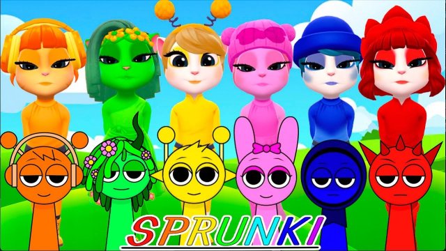 📹 My talking Angela 2 | SPRUNKI INCREDIBOX | All Characters | New update | Cosplay →