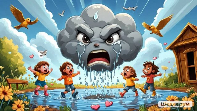 Злую тучку наказали||Детские песни про ВЕСНУ