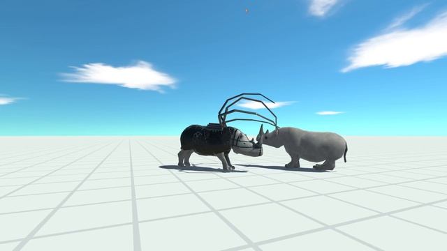 STEELNOCEROS vs EVERY UNIT - Animal Revolt Battle Simulator