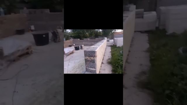 Начало строительства дома из керамзитобетонных блоков инноблок
