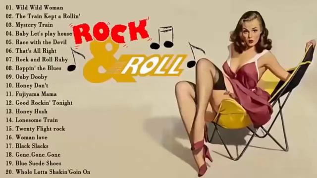 Best Rockabilly Rock And Roll Songs Collection   Top 100 Classic Rock N Roll Music Of All Time
