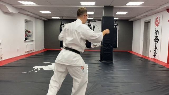 Ката на 8 кю (синий пояс) Тайкеку соно сан