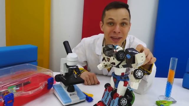 Видео про игрушки - роботы Трансформеры игрушки и Тоботы.@GulliverRu