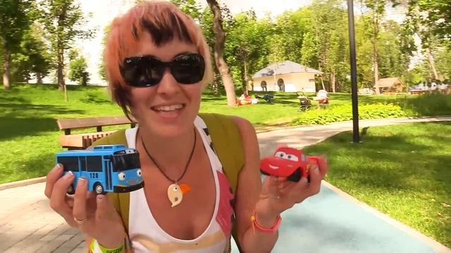 Маша и Вспыш, Тайо, Молния Маквин! Видео про машинки