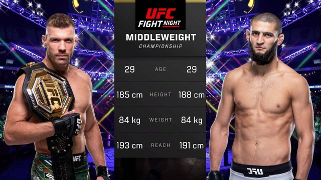 Дрикус дю Плесси против Хамзата Чимаева Полный бой - UFC 5