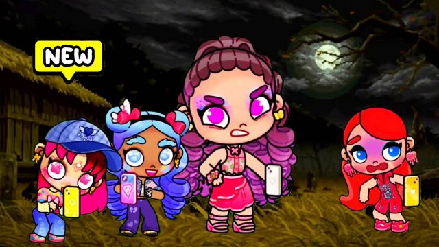 AVATAR WORLD  💓 Аня и Изольда в НОЧНОМ КОШМАРЕ 😱