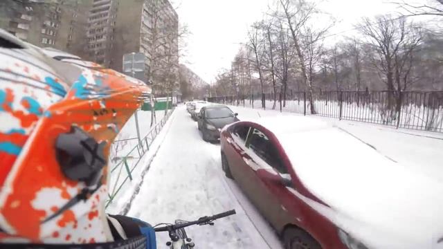 BornToRide: Поездка зимой на велосипеде