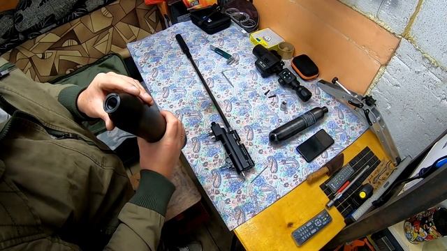 Замена родной колбы на композитную на винтовке Егерь РОК