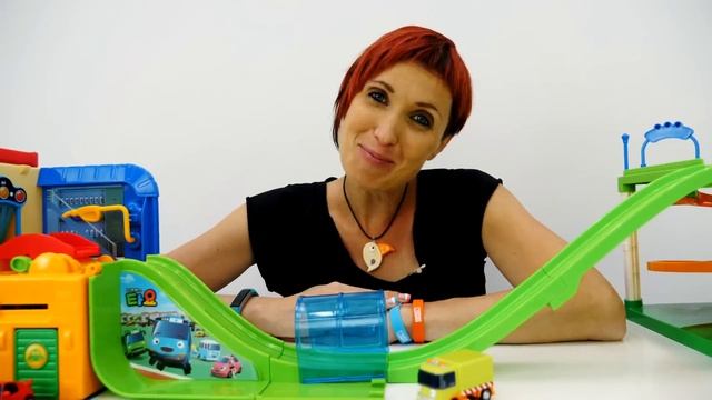 Машинки и новая трасса - Игры с Капуки Кануки