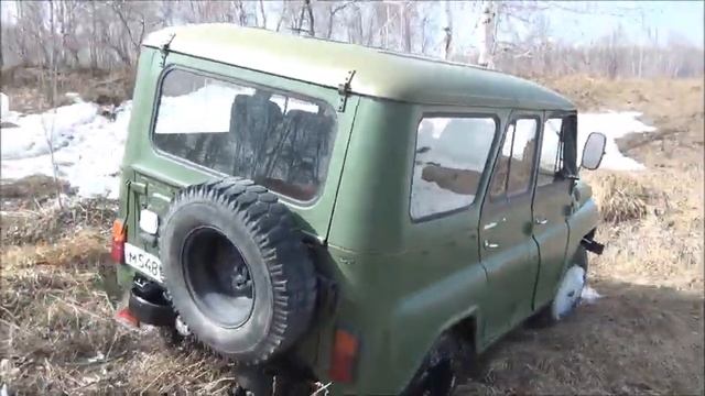 УАЗ. Блокировка в переднем мосту.