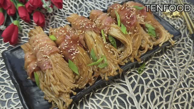 Грибы Эноки по корейски!