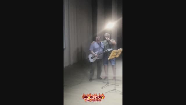 Алексей Трофимов и ВИА ''Лазурит'' - Перед концертом 01.07.2021 г. г. Ставрово (Автор: Ю.Кулёв)