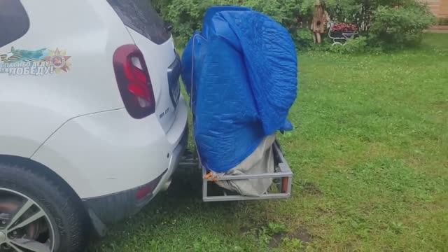 Дополнительный багажник  вместо фаркопа