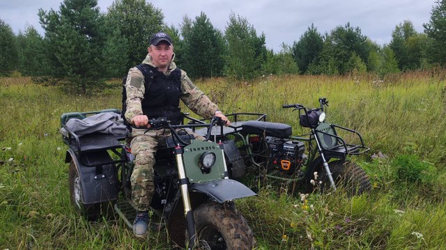 Немного прокатились на трициклах СР!