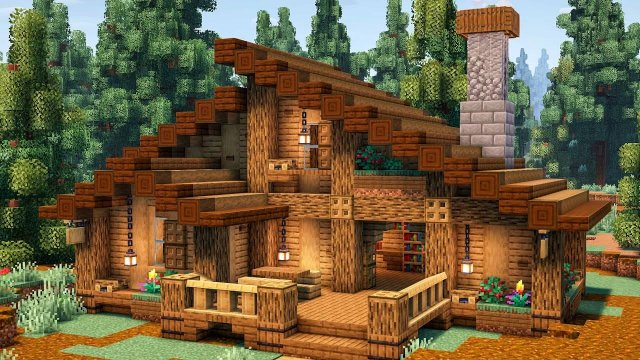 МАЙНКРАФТ КРУТОЙ ДОМ 🏡 Как построить Уютный ДОМ в Майнкрафт гайд туториал.