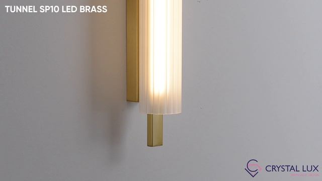 БРА|TUNNEL AP10 LED BRASS|CRYSTAL LUX
