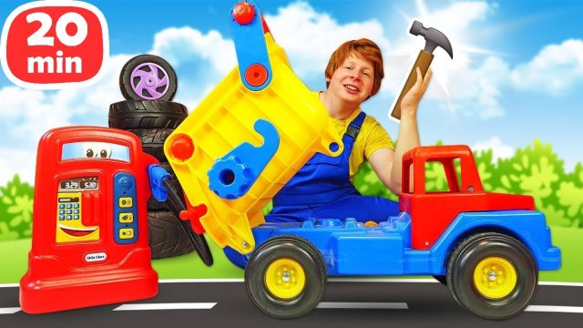 Автомастерская: Срочный вызов! Машины в беде! Видео для мальчиков про машинки