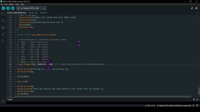 Подключаем ESP32-CAM к Chat GPT