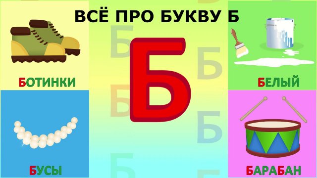Алфавит БУКВА Б + как писать + слова на Б #Детскаяпланета #ТатьянаБокова