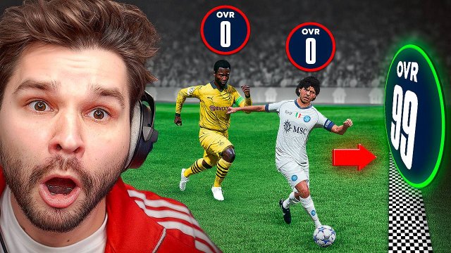 У МАРАДОНЫ и ПЕЛЕ 0 Рейтинг... но Первый 99 РЕЙТИНГ Побеждает!!