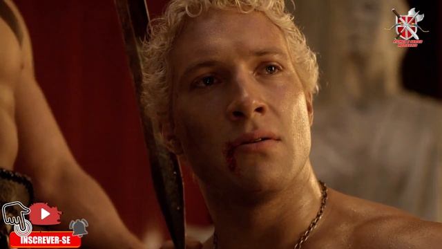 SPARTACUS VS VARRO / Sangue e Areia" (mort% DE Varro)  Spartacus DUBLADO HD