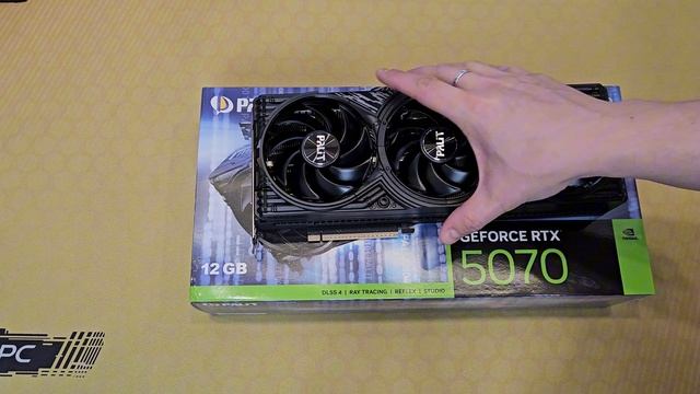 Распаковка и обзор видеокарты NVIDIA GeForce RTX 5070 Palit GamingPRO 12GB!