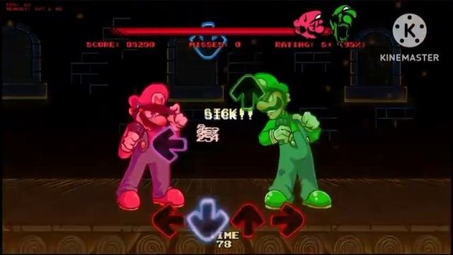 FNF MARIO MADNESS V2 / OH GOD NO / 2 MISSES