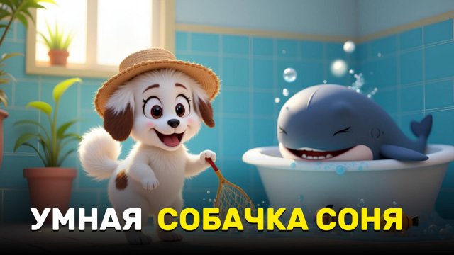 Умная собачка Соня. Как Соня рыбачила. Мультфильм для всей семьи 🎣🐕