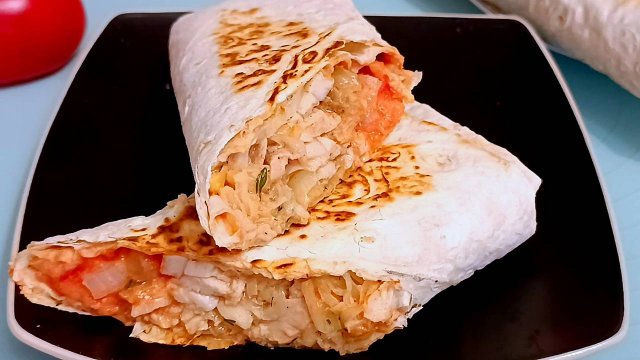 📌 Домашняя шаурма в лаваше - вкусный и полезный фаст-фуд