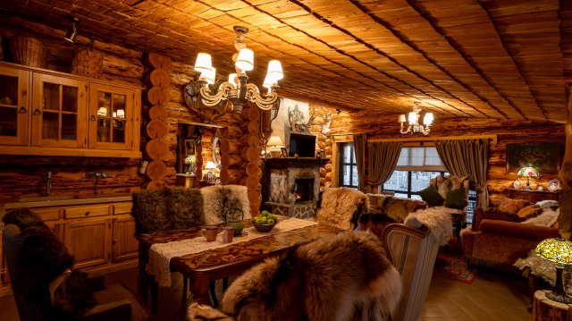 Настоящая баня  за  Николиной Горой в Подмосковье