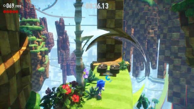Sonic Frontiers: 2D Cyber Space stages in 3D