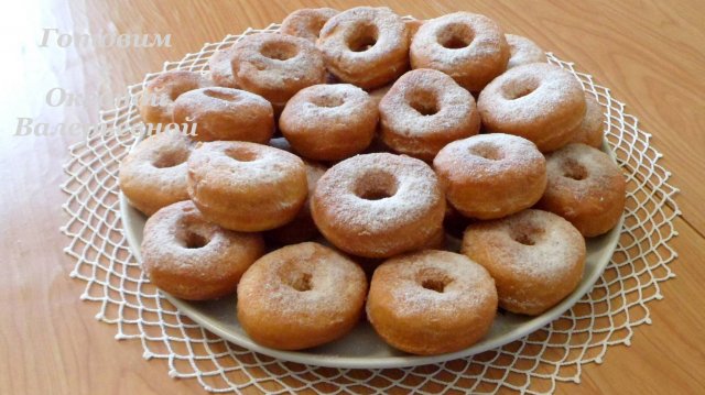 Быстрые, пышные пончики на кефире. Пальчики оближешь!!! Готовим с Оксаной Валерьевной.