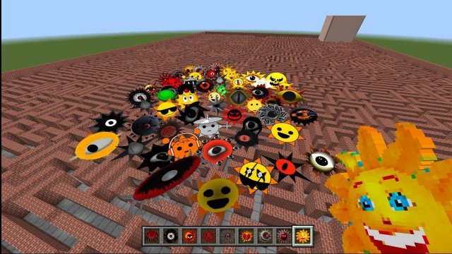 Incredibox SPRUNKI Mr. Sun All Phases In Maze MOD в Minecraft PE | Incredibox Sprunki