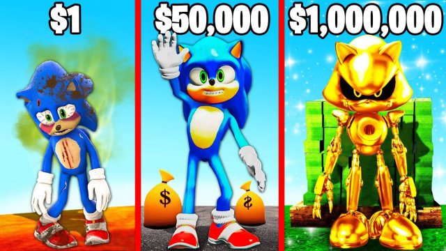 Прокачал Соника за $1 до Соника за $1,000,000 в ГТА 5 Онлайн (GTA 5 Online)