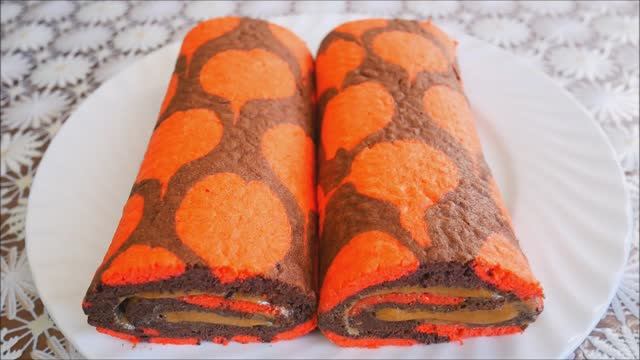 ШОКОЛАДНО БИСКВИТНЫЙ рулет за 15 минут Рецепт рулета Готовим с Любовью