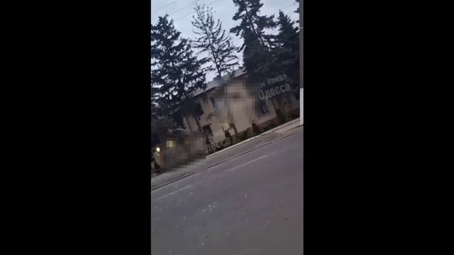 Одесса_ Женщина подорвала себя в здании палицаев