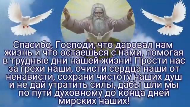 Благодарственные молитвы произносят ежедневно. Господь должен слышать слова благодарности за каждый