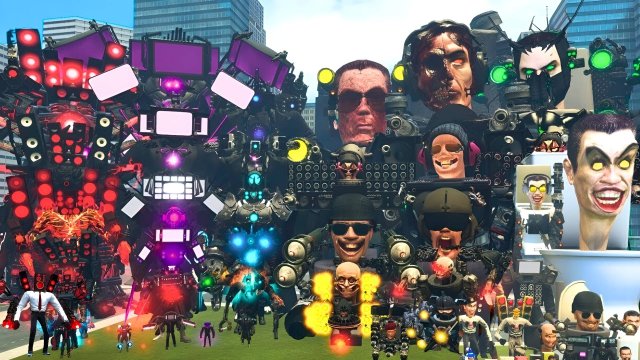 ЭПИЧНЫЙ ЗАМЕС КАМЕРАМЕНОВ ПРОТИВ СКИБИДИ ТУАЛЕТОВ В GARRYS MOD