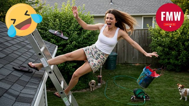 Жизнь смешных и жизнерадостных людей 😆  ПОПРОБУЙ НЕ РАССМЕЯТЬСЯ 😂 Подборка неудач с мгновенным