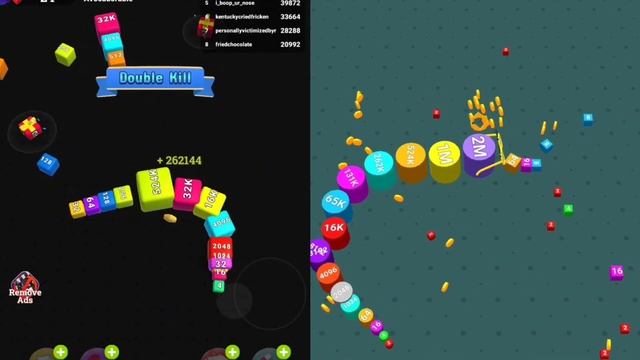 Jelly Cube Run 2048 VS Cube Arena 2048. Game King: