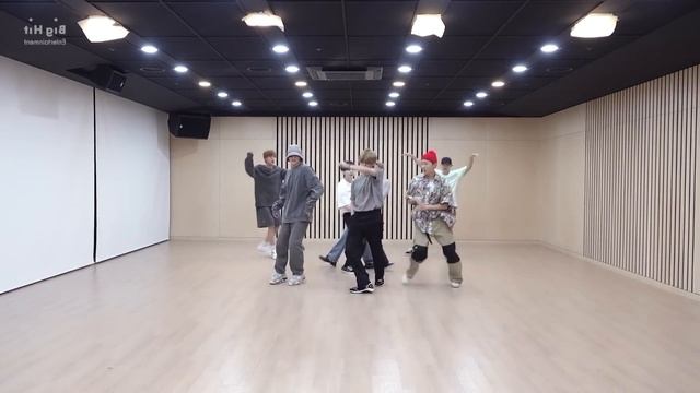BTS "Dynamite" dance practice mirrored