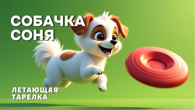 Знаменитая собачка Соня. Летающая тарелка. 🐶✨
