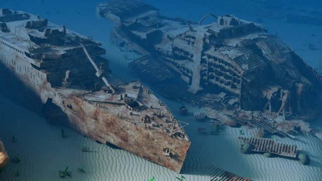 Сравнение глубин, на которых лежат ЗАТОНУВШИЕ корабли